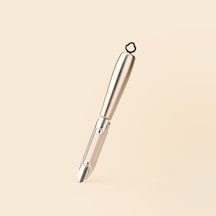 Metal Saplı Oyacak Soyacak - Gri - 18 Cm Çok Renkli