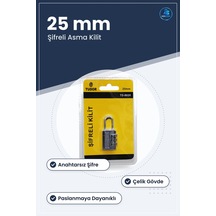 Şifreli Asma Kilit 25 Mm Anahtarsız Dolap Kapı Kasa Güvenlik Çeli