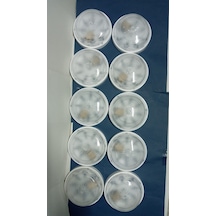 Glop Tavan Armatür 10 Adet Dekoratif .porselen Duylu 1.kalite Ekonomik .banyo.wc.balkon.antrekoridor 1