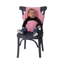 Sevi Bebe Kumaş Mama Sandalyesi Art-152 Pembe Yıldız Çok Renkli