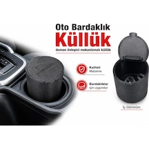Oto Küllük , Bardaklıkta Kullanılan Küllük , 7cm Boy , Koku Önleyici Araba Küllüğü
