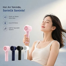 Dijital Göstergeye Sahip Mini El Fanı - 5w Hız