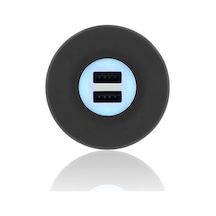 Sanel 10V-30V Telefon Şarj Cihazı 2 A Usb Giriş Mavi Ledli