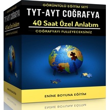 Tyt-Ayt Coğrafya Görüntülü Eğitim Seti 40 Saat Özel Anlatım