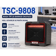 Tazga Tsc 9808 Masa Tipi 2d Aynalı Barkod Okuyucu