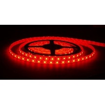 12 Volt 3 Çipli 5050 Dış Mekan IP65 Kırmızı Şerit Led M/60 Led 5 Metre