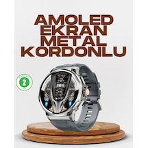 Şık Metal Kasa Ve Değiştirilebilir Kordonlarla Sw80 Smartwatch - Lisinya