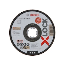 Bosch X-lock 125x1.6 Standard Inox Düz Kesme Diski - 2608619363