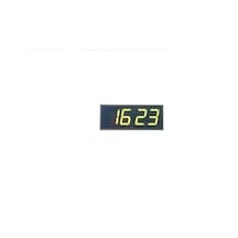Dijital Led Duvar Ve Masa Saati Derece Ve Nem - Sarı Kasa Ölçüsü: 15x37 Cm