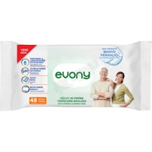 5 Adet Evony Vücut Temizlik Havlusu 48'li 1 Numara