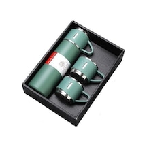 Panada Outdoor Paslanmaz Çelik Termos Bardak Seti - 500ml Portatif Ve Şık Çelik Termos Yeşil Yeşil