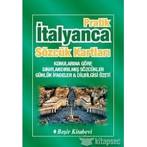 Pratik İtalyanca Sözcük Kartları - Beşir Kitabevi