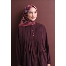Armine Saf İpek Twill Eşarp 9611d 31 Koyu Lacivert Siyah