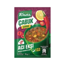 Knorr Çabuk Çorba 19gr Acı Ekşi 24'li Paket