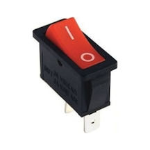 Mr-114 Tekli Dar Kırmızı Işıksız Anahtar On-off 2p Kırmızı