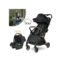 Lorelli Loret Otomatik Katlanan Kabin Boy & Travel Set Bebek Arabası - Black
