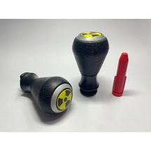 Unıversal Vites Topuzu - Bey127-ap-siyah Gövde Gri Kapak Tehlike