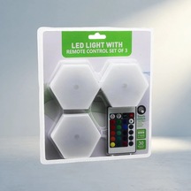 Rgb Kumandalı Dokunmatik Lamba Seti 6 Led 3 Adet .