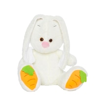 Pufu Toys Pelüş Uzun Kulaklı Tavşan 40 Cm 03010 Beyaz