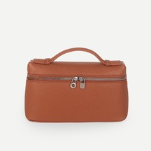 Zarif Kadın Pirinç Kutusu Çanta Çok Yönlü El Tek Omuz Crossbody Çanta Yeni Yaz Kahverengi Kahverengi