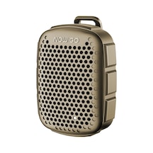 Nowgo Lava Clip 5w Klipsli Su Geçirmez Taşınabilir Mini Bluetooth Hoparlör Kahverengi