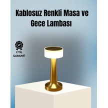 Dekoratif Masa Lambası Çok Renkli
