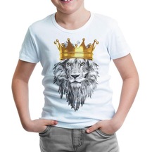 Aslan - The King Beyaz Çocuk Tshirt