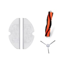 Xiaomi Mijia 1C Vacuum Mop Seti: 2 Adet Fiber Mop Bezi - 1 Adet Ana Fırça - 1 Adet Yan Fırça