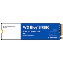 WD 500 GB Blue SN580 WDS500G3B0E Nvme Gen4 4000MB/S 3600MB/S SSD Disk