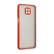 Xiaomi Redmi Note 9 Pro Kılıf Montreal Silikon Kapak - Kırmızı 0.2M-Çok Renkli