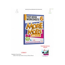 Fenomen More & More 6 Test Book Worksheets Önceki Kapak 6-019