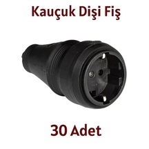 Orel Monofaze Kauçuk Dişi Fiş 30 Adet