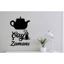 Çay Zamanı Çaydanlık-duvar Yazısı