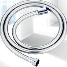 Banyo Duş Hortumu Yüksek Kalite Pvc Kopmaz 150 Cm Duş Hortumu Beyaz Krom Diğer