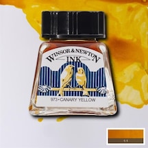 Winsor & Newton Çini Mürekkebi 14Ml - Canary Yellow