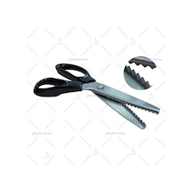 Çelik Silikon Saplı ✂ Sürfile Zigzag Kesim Makası 230Mm