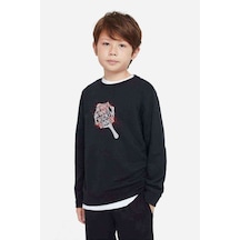 Tshirthane Pubg Winner Tava Baskılı Unisex Çocuk Siyah Sweatshirt (534644368)