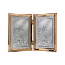 Çift Resim Çerçevesi 10 X 15 Cm Altın Rengi 4 X 6 Çift