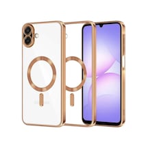Samsung Galaxy A07 4g Uyumlu Kross Magneticsafe Kapak - Çöl Titanyum
