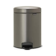 Brabantia Çöp Kutusu 5 Litre Newicon Pedallı Platin 112683