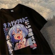 Adrift Y2k Unisex Harajuka Anime Retro Kawai Kuromi T-shirt Kod Rertr Startmore 6654 Beyaz