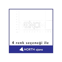 Gümüş Araç Sticker Etiketleri 10cm Model 34
