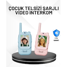 3 12 Yaş Çocuklara Uygun Görüntülü Walkie Talkie Seti - Lisinya