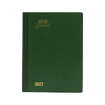 Ece Ajandası Marmaris 2027 Yeşil - Günlük Çizgili 12x16