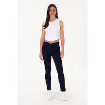 U.S. Polo Assn. Kadın Kanvas Pantolon Lacivert