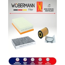 Wöbermann VW Transporter T5 2.0 TDI Filtre Bakım Seti 2004-2009 3'lü Karbonlu Wöbermann VW Transporter T5 2.0 TDI Filtre Bakım Seti 2004-2009 3'lü Karbonlu