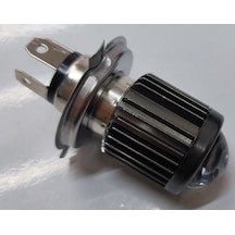Led Mercek Ampul H4 Kısa Beyaz Uzun Sarı
