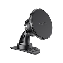 Yapışkanlı Araba Dashboard Telefon Tutucu Havalandırma Klipsi İle Manyetik Dönebilen Telefon Braketi