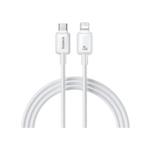 Crystal Hızlı Şarj C+lightning 20w 1m Data Kablo - Beyaz