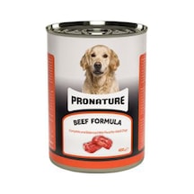 Pronature Sığır Etli Parça Etli Konserve Yetişkin Köpek Maması 400 G